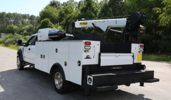 2022 Ford F-550 Mechanics Truck, Crew Cab, 4WD, Diesel, 30k Miles, Palfinger 8k 29′ Crane full