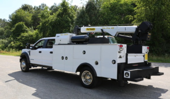2022 Ford F-550 Mechanics Truck, Crew Cab, 4WD, Diesel, 30k Miles, Palfinger 8k 29′ Crane full