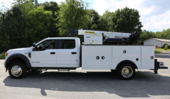 2022 Ford F-550 Mechanics Truck, Crew Cab, 4WD, Diesel, 30k Miles, Palfinger 8k 29′ Crane full