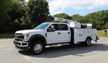 2022 Ford F-550 Mechanics Truck, Crew Cab, 4WD, Diesel, 30k Miles, Palfinger 8k 29′ Crane full