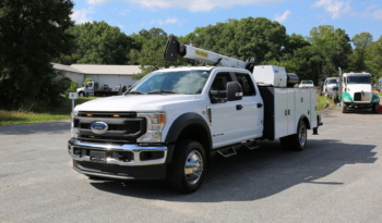 2022 Ford F-550 Mechanics Truck, Crew Cab, 4WD, Diesel, 30k Miles, Palfinger 8k 29′ Crane full