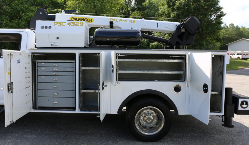 2022 Ford F-550 Mechanics Truck, Crew Cab, 4WD, Diesel, 30k Miles, Palfinger 8k 29′ Crane full