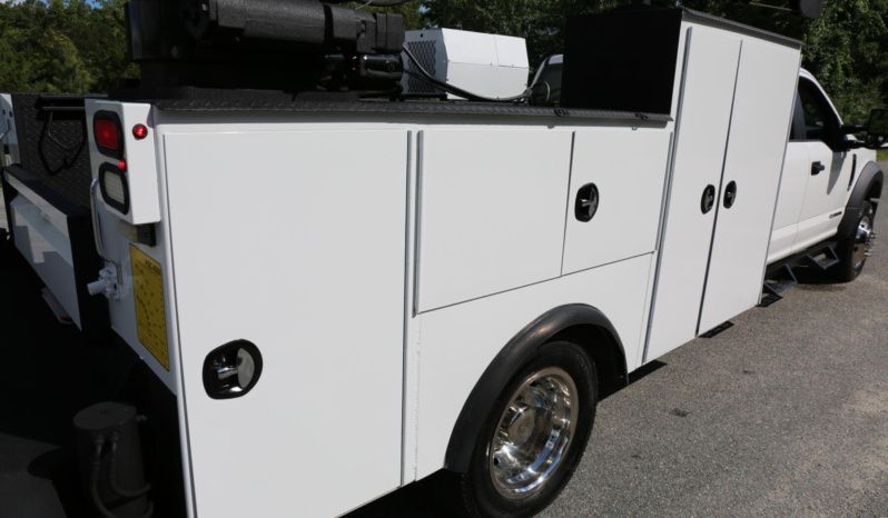 2022 Ford F-550 Mechanics Truck, Crew Cab, 4WD, Diesel, 30k Miles, Palfinger 8k 29′ Crane full