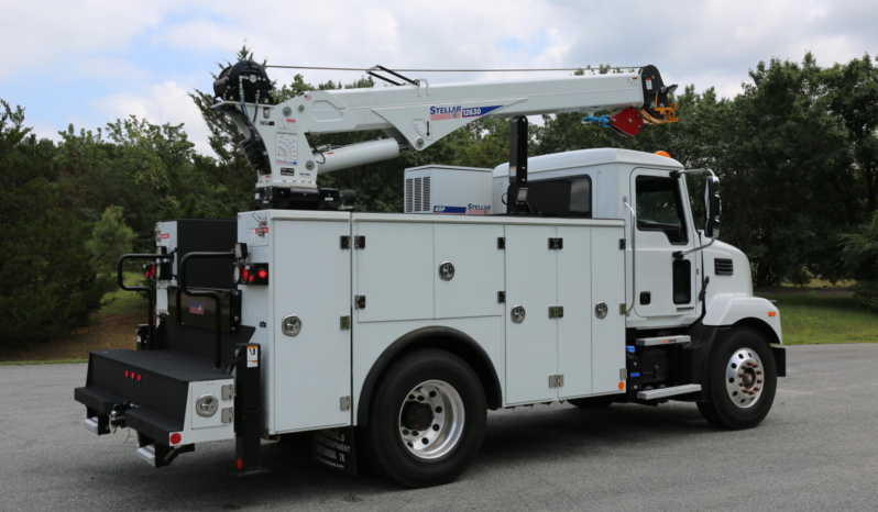 2023 Mack MD6 Mechanics Truck, Stellar TMAX Service Body, Under CDL, 12630 Crane, 42k Miles, Cummins Diesel, Allison Auto full