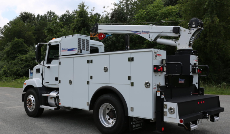 2023 Mack MD6 Mechanics Truck, Stellar TMAX Service Body, Under CDL, 12630 Crane, 42k Miles, Cummins Diesel, Allison Auto full