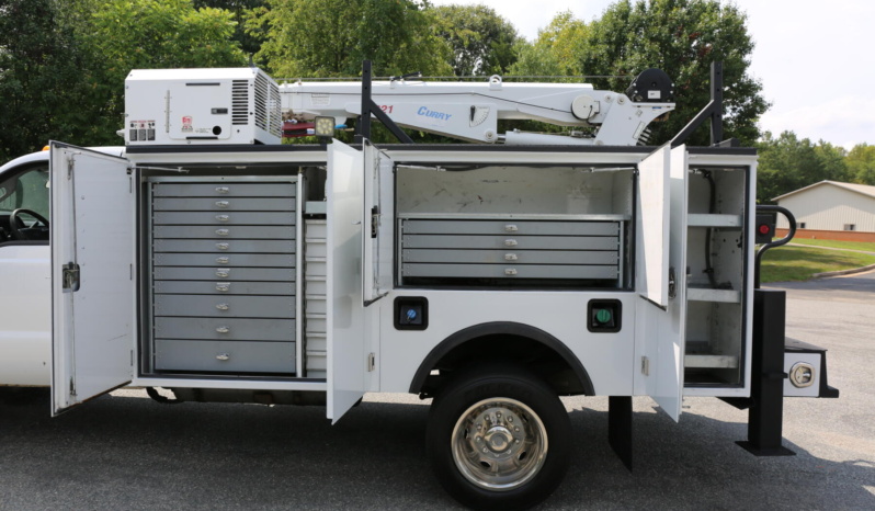 2015 Ford F550 Mechanics Truck, Stellar TMAX Service Body, 7621 Crane, Drawers, Diesel, 4×4, 205k Miles full