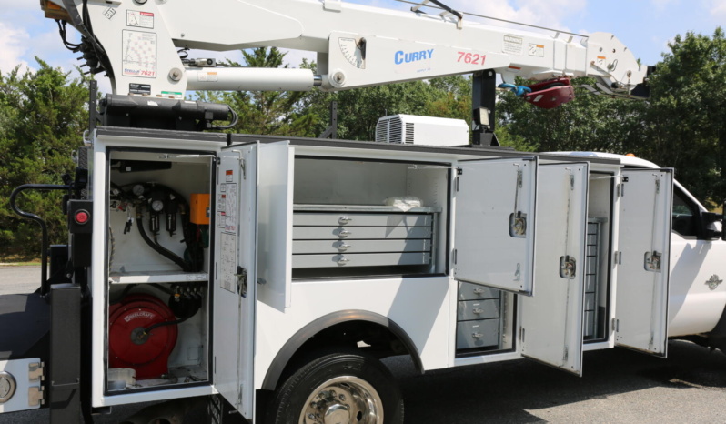2015 Ford F550 Mechanics Truck, Stellar TMAX Service Body, 7621 Crane, Drawers, Diesel, 4×4, 205k Miles full