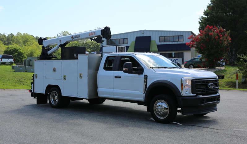 2024 Ford F550 Extended Cab Mechanics Truck, 7.3 V8, 100 Miles, 4×4, STI Service Body, Tiger 6541 Crane full