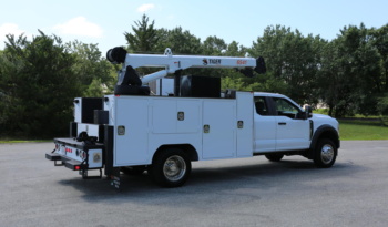 2024 Ford F550 Extended Cab Mechanics Truck, 7.3 V8, 100 Miles, 4×4, STI Service Body, Tiger 6541 Crane full