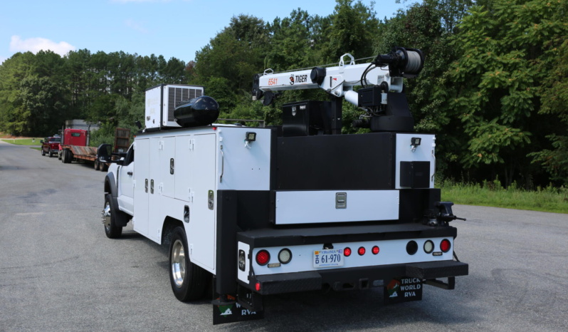 2024 Ford F550 Extended Cab Mechanics Truck, 7.3 V8, 100 Miles, 4×4, STI Service Body, Tiger 6541 Crane full