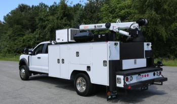 2024 Ford F550 Extended Cab Mechanics Truck, 7.3 V8, 100 Miles, 4×4, STI Service Body, Tiger 6541 Crane full