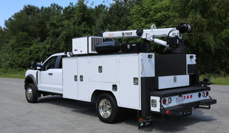 2024 Ford F550 Extended Cab Mechanics Truck, 7.3 V8, 100 Miles, 4×4, STI Service Body, Tiger 6541 Crane full