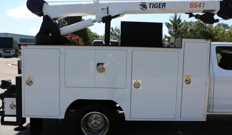 2024 Ford F550 Extended Cab Mechanics Truck, 7.3 V8, 100 Miles, 4×4, STI Service Body, Tiger 6541 Crane full