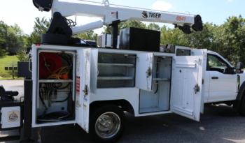 2024 Ford F550 Extended Cab Mechanics Truck, 7.3 V8, 100 Miles, 4×4, STI Service Body, Tiger 6541 Crane full