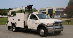 2018 Ram 5500 Mechanics Truck, Cummins Diesel, 87k Miles, 4×4, IMT 7500-22 Crane, Compressor, Drawers