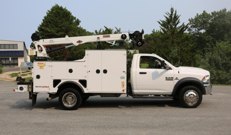 2018 Ram 5500 Mechanics Truck, Cummins Diesel, 87k Miles, 4×4, IMT 7500-22 Crane, Compressor, Drawers full