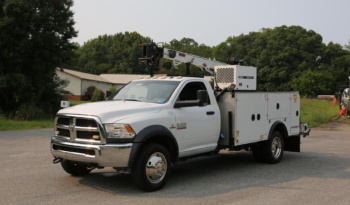 2018 Ram 5500 Mechanics Truck, Cummins Diesel, 87k Miles, 4×4, IMT 7500-22 Crane, Compressor, Drawers full