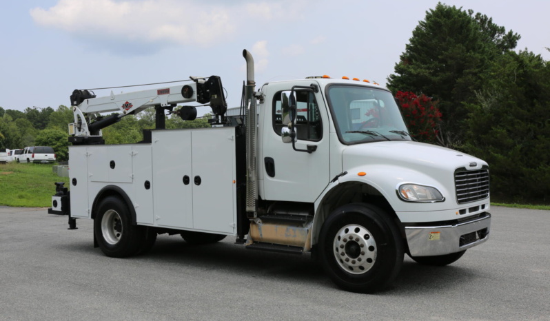 2013 Freightliner M2 Mechanics Truck, Cummins 8.3, 6 Speed, IMT 10k Crane, 14′ Bed, 33k GVWR, 216k Miles, 10k Hours full