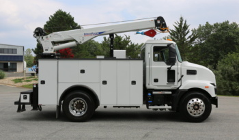 2024 Mack MD6 Mechanics Truck, Under CDL, Cummins Diesel, 57k Miles, Stellar 12630 Crane full