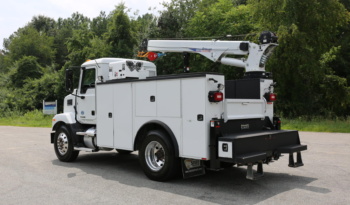 2024 Mack MD6 Mechanics Truck, Under CDL, Cummins Diesel, 57k Miles, Stellar 12630 Crane full