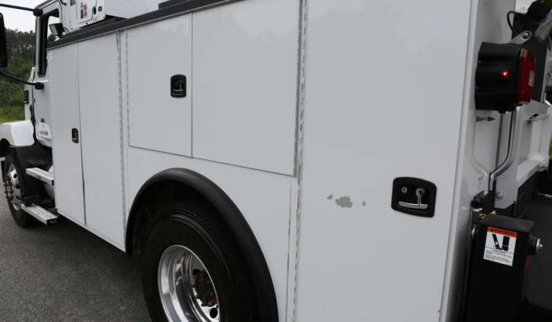 2024 Mack MD6 Mechanics Truck, Under CDL, Cummins Diesel, 57k Miles, Stellar 12630 Crane full