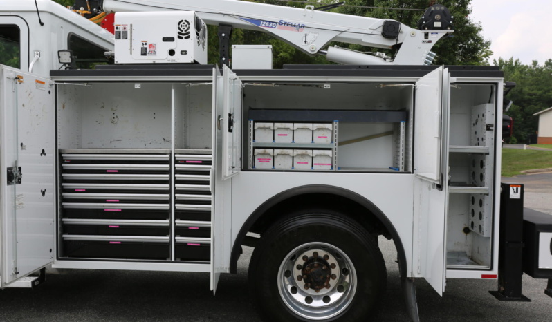 2024 Mack MD6 Mechanics Truck, Under CDL, Cummins Diesel, 57k Miles, Stellar 12630 Crane full
