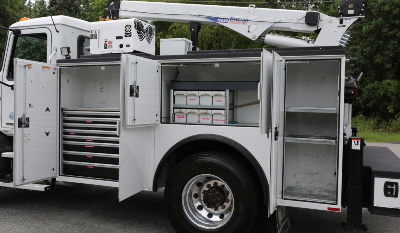2024 Mack MD6 Mechanics Truck, Under CDL, Cummins Diesel, 57k Miles, Stellar 12630 Crane full