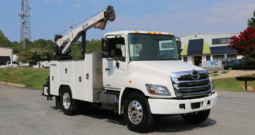 2016 Hino 338 Mechanics Truck, 11′ STI Service Body, Tiger 11k Crane, Compressor, Drawers, 232k Miles, Under CDL