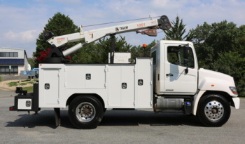 2016 Hino 338 Mechanics Truck, 11′ STI Service Body, Tiger 11k Crane, Compressor, Drawers, 232k Miles, Under CDL full