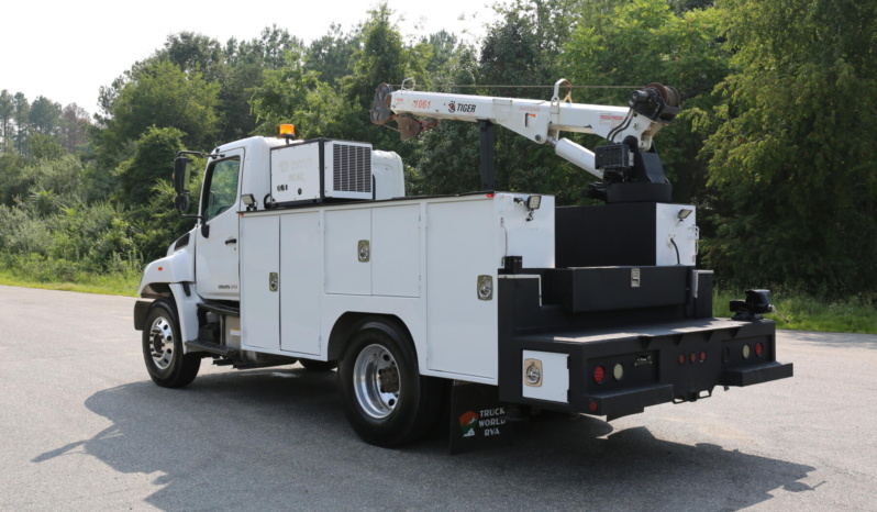 2016 Hino 338 Mechanics Truck, 11′ STI Service Body, Tiger 11k Crane, Compressor, Drawers, 232k Miles, Under CDL full