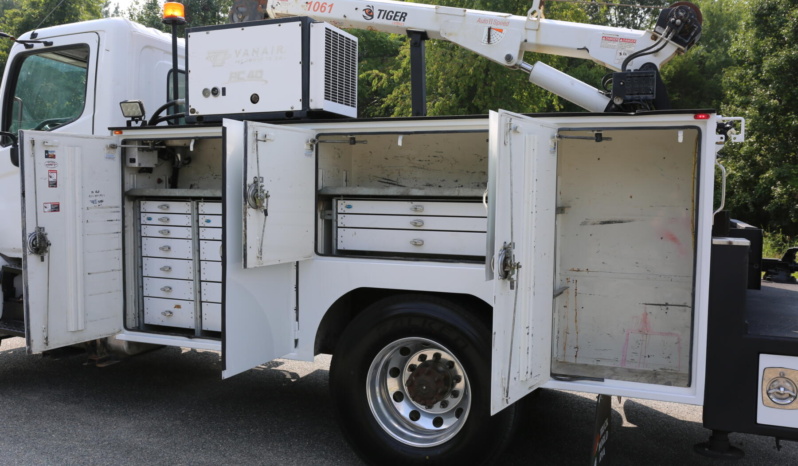 2016 Hino 338 Mechanics Truck, 11′ STI Service Body, Tiger 11k Crane, Compressor, Drawers, 232k Miles, Under CDL full