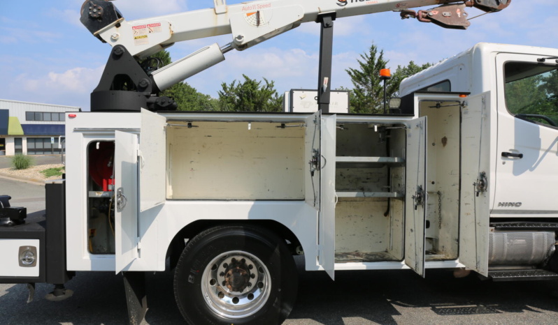 2016 Hino 338 Mechanics Truck, 11′ STI Service Body, Tiger 11k Crane, Compressor, Drawers, 232k Miles, Under CDL full