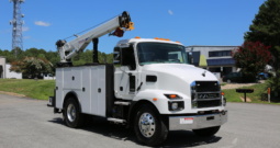 2024 Mack MD6 Mechanics Truck, Cummins Diesel, 80k Miles, 3500 Hours, Under CDL, Stellar 12630 Crane