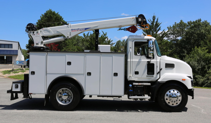 2024 Mack MD6 Mechanics Truck, Cummins Diesel, 80k Miles, 3500 Hours, Under CDL, Stellar 12630 Crane full