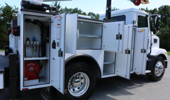 2024 Mack MD6 Mechanics Truck, Cummins Diesel, 80k Miles, 3500 Hours, Under CDL, Stellar 12630 Crane full
