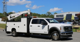 2024 Ford F550 Mechanics Truck, Diesel, 4×4, 64k Miles, Stellar 7621 Crane, Knapheide 11′ Service Body