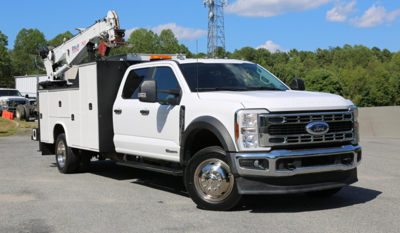 2024 Ford F550 Mechanics Truck, Diesel, 4×4, 64k Miles, Stellar 7621 Crane, Knapheide 11′ Service Body full