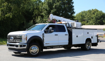 2024 Ford F550 Mechanics Truck, Diesel, 4×4, 64k Miles, Stellar 7621 Crane, Knapheide 11′ Service Body full