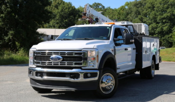2024 Ford F550 Mechanics Truck, Diesel, 4×4, 64k Miles, Stellar 7621 Crane, Knapheide 11′ Service Body full