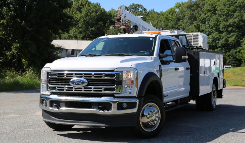2024 Ford F550 Mechanics Truck, Diesel, 4×4, 64k Miles, Stellar 7621 Crane, Knapheide 11′ Service Body full