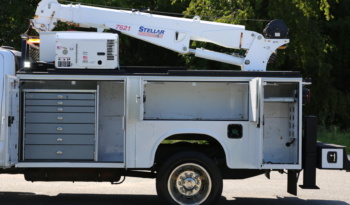 2024 Ford F550 Mechanics Truck, Diesel, 4×4, 64k Miles, Stellar 7621 Crane, Knapheide 11′ Service Body full