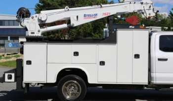 2024 Ford F550 Mechanics Truck, Diesel, 4×4, 64k Miles, Stellar 7621 Crane, Knapheide 11′ Service Body full
