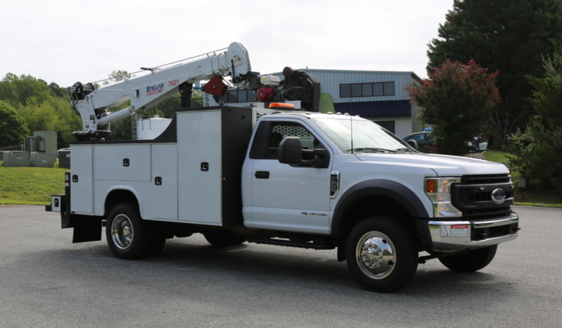 2021 Ford F600 Mechanics Truck, Stellar 7621 Crane, 150k Miles, 6.7 Powerstroke Diesel full