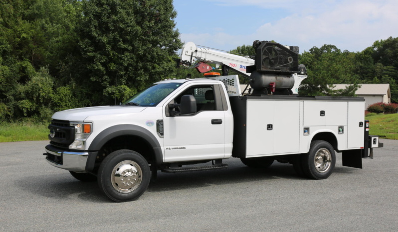 2021 Ford F600 Mechanics Truck, Stellar 7621 Crane, 150k Miles, 6.7 Powerstroke Diesel full