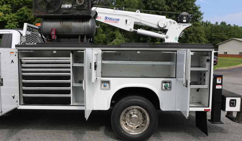 2021 Ford F600 Mechanics Truck, Stellar 7621 Crane, 150k Miles, 6.7 Powerstroke Diesel full