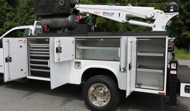 2021 Ford F600 Mechanics Truck, Stellar 7621 Crane, 150k Miles, 6.7 Powerstroke Diesel full