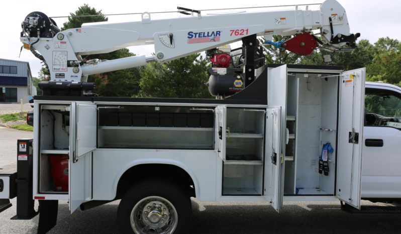 2021 Ford F600 Mechanics Truck, Stellar 7621 Crane, 150k Miles, 6.7 Powerstroke Diesel full