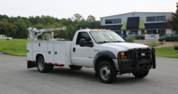 2006 Ford F450 Service Truck, Liftmoore 3200 Crane, 6.0 Diesel, 11′ Mechanics Bed, 233k Miles
