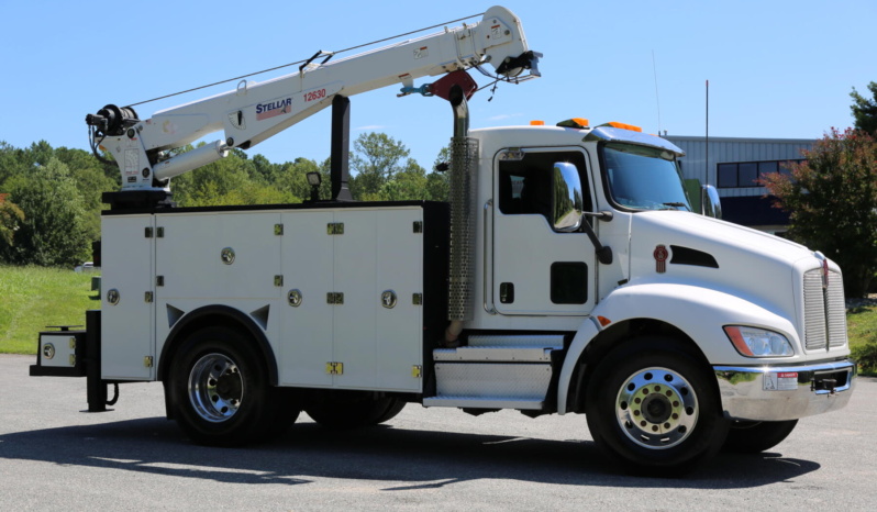 2019 Kenworth T370 Mechanics Truck, PX9 Diesel, Allison Auto, 33k GVWR, Stellar 12630 Crane, 105k Miles full