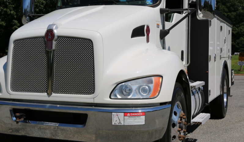 2019 Kenworth T370 Mechanics Truck, PX9 Diesel, Allison Auto, 33k GVWR, Stellar 12630 Crane, 105k Miles full